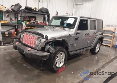 2014 Jeep Wrangler Unlimited Sport from USA, damaged, VIN 1C4BJWDG7EL312368